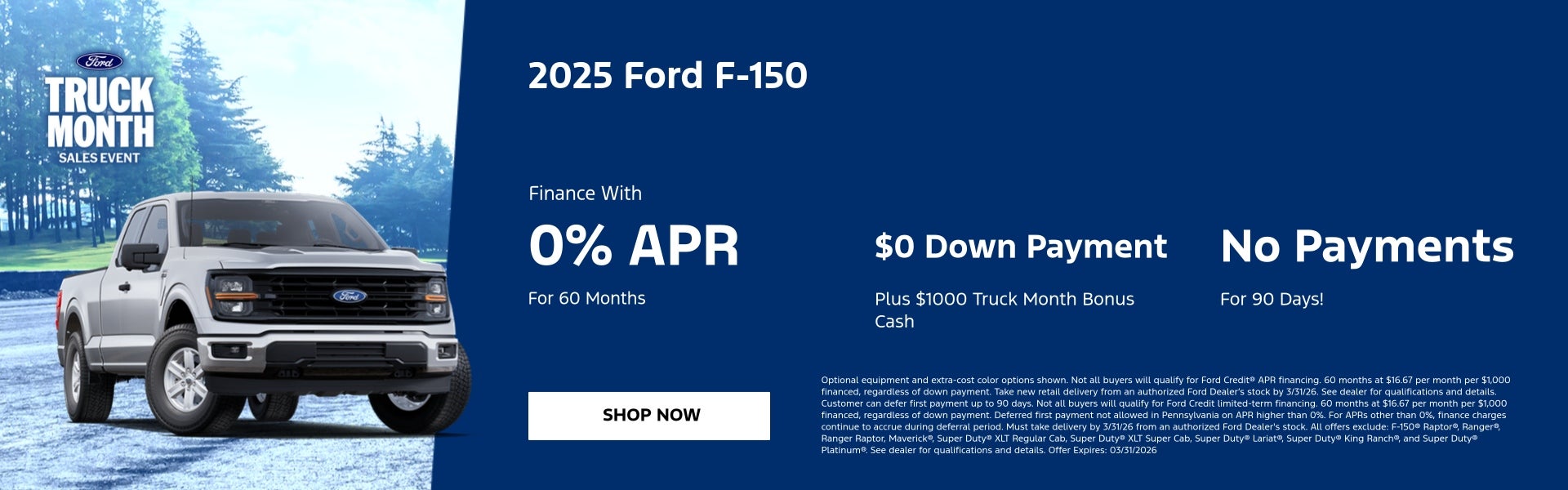 Ford F-150 Truck Month Special