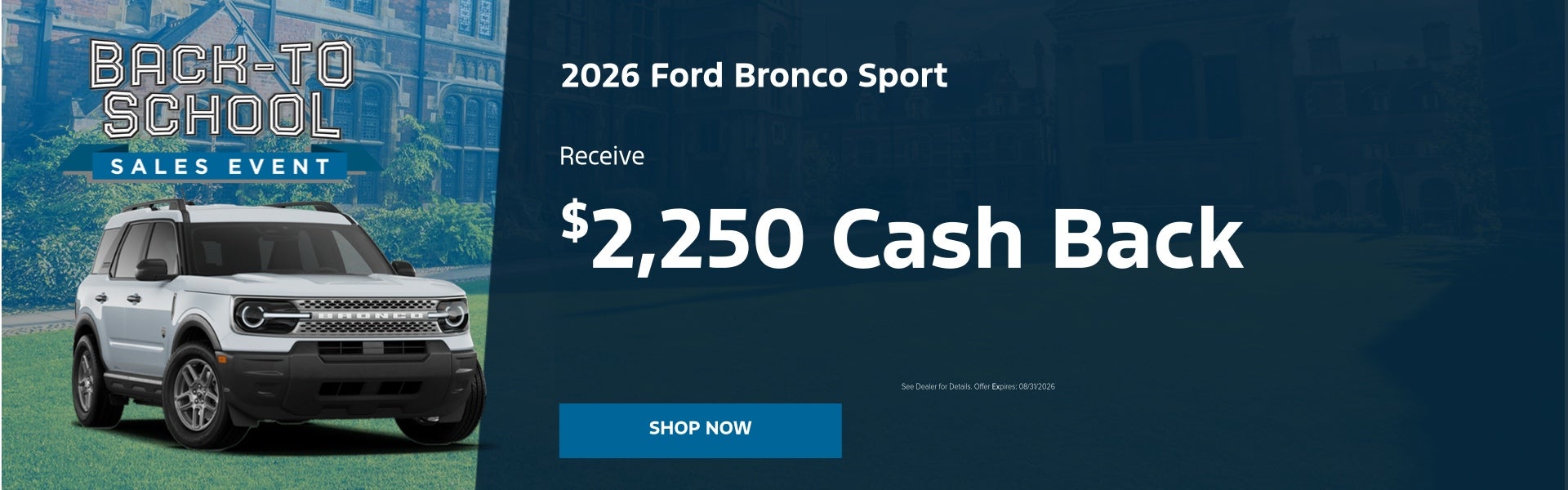 2026 Bronco Summer Savings 