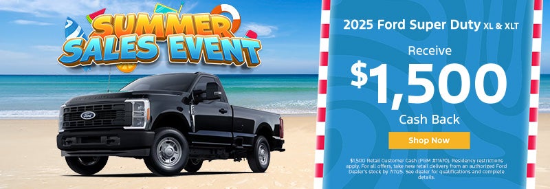 Summer Sales | 2025 Ford Super Duty